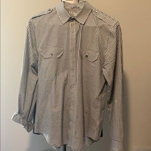 THREE Men’s Express Fitted button down shirts